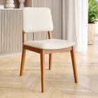 Kit 2 Cadeiras Madeira Maciça Estofada Miriti Cabecasa Madeir