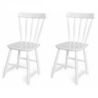 Kit 2 Cadeiras Madeira Maciça Gardênia Yescasa Branco