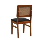 Kit 2 Cadeiras Madeira Maciça Lyon Encosto Telinha Amêndoa As