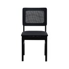 Kit 2 Cadeiras Madeira Maciça Lyon Encosto Telinha Assento Es