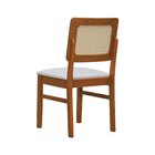 Kit 2 Cadeiras Madeira Maciça Lyon Encosto Telinha Natural As