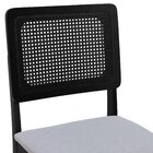 Kit 2 Cadeiras Madeira Maciça Lyon Encosto Telinha - Preto As