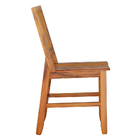 Kit 2 Cadeiras Madri Madeira Maciça Natural