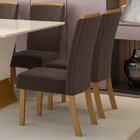 Kit 2 Cadeiras Malu Nature/marrom Expresso