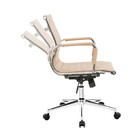 Kit 2 Cadeiras Manhattan Diretor Com Estrutura Em Aço Cromado