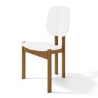 Kit 2 Cadeiras Mar De Morros  Macadamia/branco