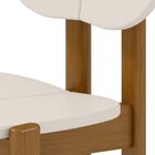 Kit 2 Cadeiras Mar De Morros  Macadamia/creme