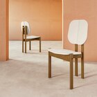 Kit 2 Cadeiras Mar De Morros  Macadamia/creme