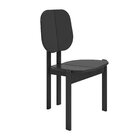 Kit 2 Cadeiras Mar De Morros  Preto Ebanizado/preto Fosco