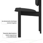 Kit 2 Cadeiras Mar De Morros  Preto Ebanizado/preto Fosco