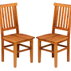 Kit 2 Cadeiras Mineira Madeira Maciça Natural