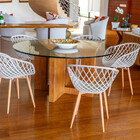 Kit 2 Cadeiras Monaco Com Assento Em Polipropileno E Base Em