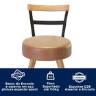 Kit 2 Cadeiras Moscou Couríssimo Amarula - Loja Sheep