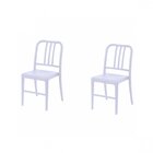 Kit 2 Cadeiras Navy  Branco