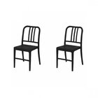 Kit 2 Cadeiras Navy  Preto