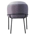 Kit 2 Cadeiras Nevada Denali Fratini Assento Em Tecido Cinza