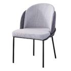 Kit 2 Cadeiras Nevada Denali Fratini Assento Em Tecido Cinza
