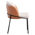 Kit 2 Cadeiras Nevada Denali Fratini Assento Tecido Nude Enco