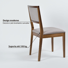 Kit 2 Cadeiras Nice Ripada Com Assento Estofado D23 - Castanh