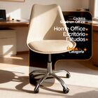 Kit 2 Cadeiras Office Base Cromada Com Rodizio Giratória Saar