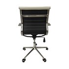 Kit 2 Cadeiras Office Com Rodízio E Encosto Esteirinha Baixa