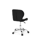 Kit 2 Cadeiras Office Eiffel Slim Base Giratória Preta