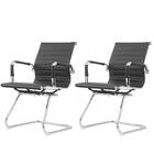 Kit 2 Cadeiras Office Manhattan Esteirinha Fratini Revestida