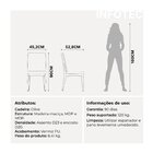 Kit 2 Cadeiras Olive Com Pés Em Madeira Maciça Natural/linked