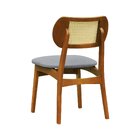 Kit 2 Cadeiras Organik Madeira Maciça Encosto Telinha Assento