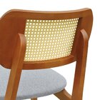 Kit 2 Cadeiras Organik Madeira Maciça Encosto Telinha Assento