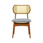 Kit 2 Cadeiras Organik Madeira Maciça Encosto Telinha Assento