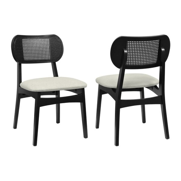 Kit 2 Cadeiras Organik Madeira Maciça Encosto Telinha Assento