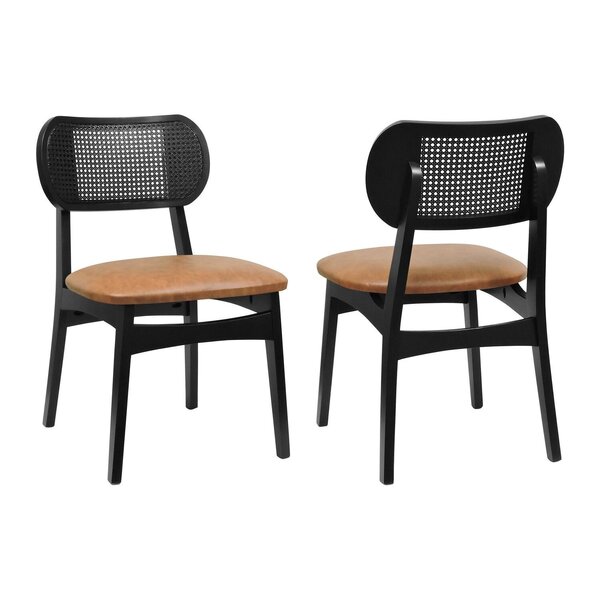 Kit 2 Cadeiras Organik Madeira Maciça Encosto Telinha Assento