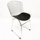 Kit 2 Cadeiras Para Cozinha Bertoia Maciça Cromadas Assento P