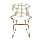 Kit 2 Cadeiras Para Cozinha Bertoia Maciça Tradicional Cor Do