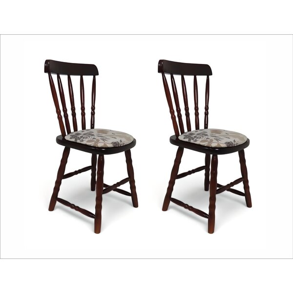 Kit 2 Cadeiras Para Cozinha Dalas Estofada T61 Imbuia