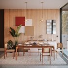 Kit 2 Cadeiras Para Cozinha De Madeira Maciça E Tela Portugal