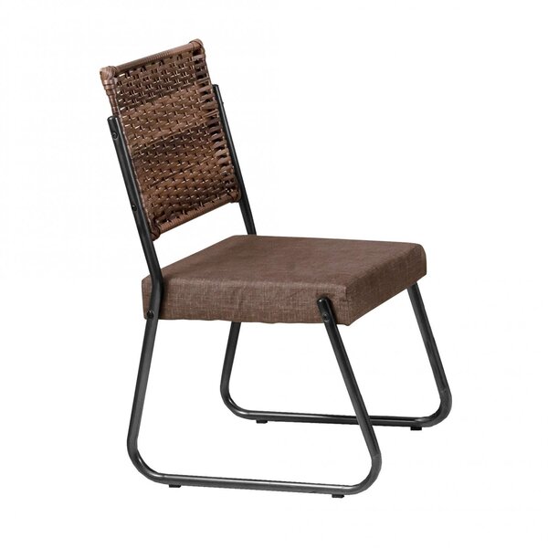 Kit 2 Cadeiras Para Cozinha Em Aço E Junco Espanha Mais Decor