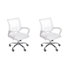 Kit 2 Cadeiras Para Escritório Diretor Tela Mesh Com Relax To