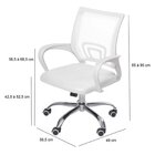 Kit 2 Cadeiras Para Escritório Diretor Tela Mesh Com Relax To