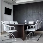 Kit 2 Cadeiras Para Escritório Interlocutor Esteirinha Fixa B