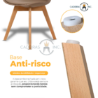 Kit 2 Cadeiras Para Jantar Cozinha Saarinen Leda Design Wood