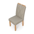 Kit 2 Cadeiras Para Mesa De Jantar Estofada Linho Lara Bege