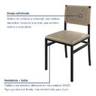 Kit 2 Cadeiras Para Sala De Jantar Com Encosto Em Corda Náuti