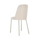 Kit 2 Cadeiras Para Sala De Jantar Com Pés Em Aço Arcádia - C