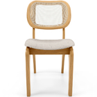 Kit 2 Cadeiras Para Sala De Jantar Cozinha Estofada E Tela Ma