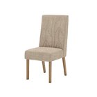 Kit 2 Cadeiras Para Sala De Jantar Eloá Nature/creme