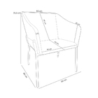 Kit 2 Cadeiras Para Sala De Jantar Estar Living Olívia L02 Co