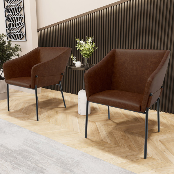 Kit 2 Cadeiras Para Sala De Jantar Estar Living Olívia L02 Co