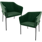 Kit 2 Cadeiras Para Sala De Jantar Estar Living Olívia L02 Co